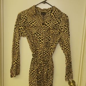Leapord print dress